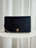 Vintage 1989-1991 Crocodile Shoulder Bag