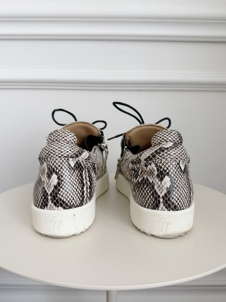 Snake Print Sneakers