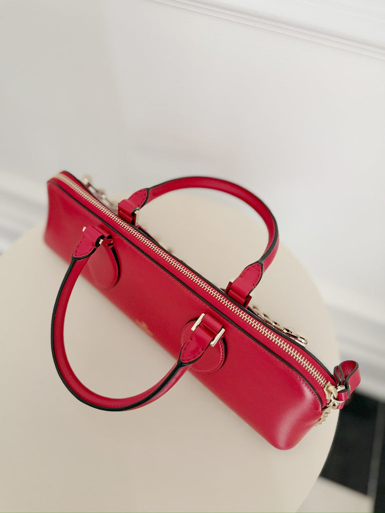 East West Rockstud Leather Bag