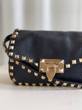 Rockstud Leather Cross Body Bag