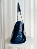 2016 Glazed Calfskin Leather Deauville Tote