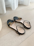 Leather Marmont Flat Sandals