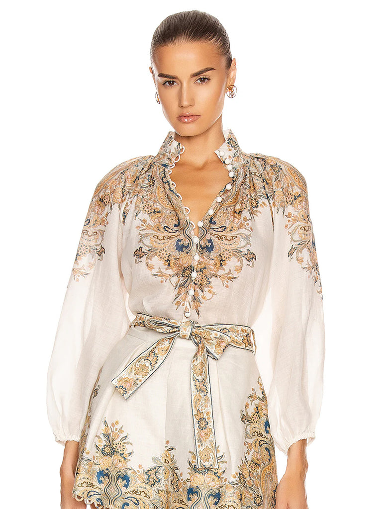 Freja Paisley Blouse