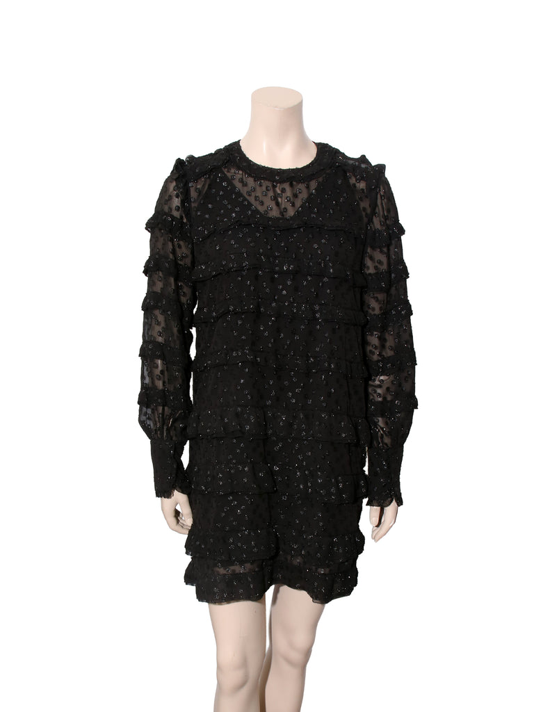 Long Sleeve Polka Dot Dress