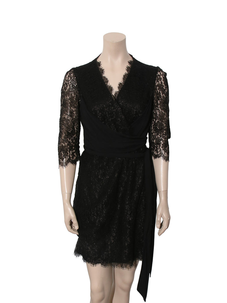 Lace Wrap Dress