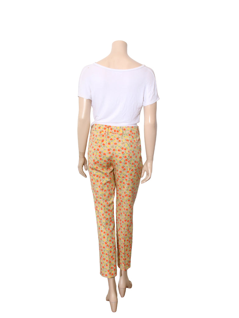 Flower Print Pants