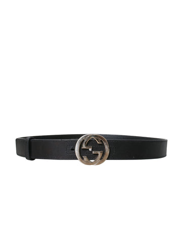 Leather GG Belt