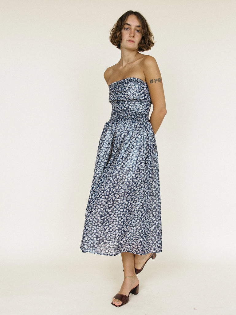 Gia Dress Floral Lurex