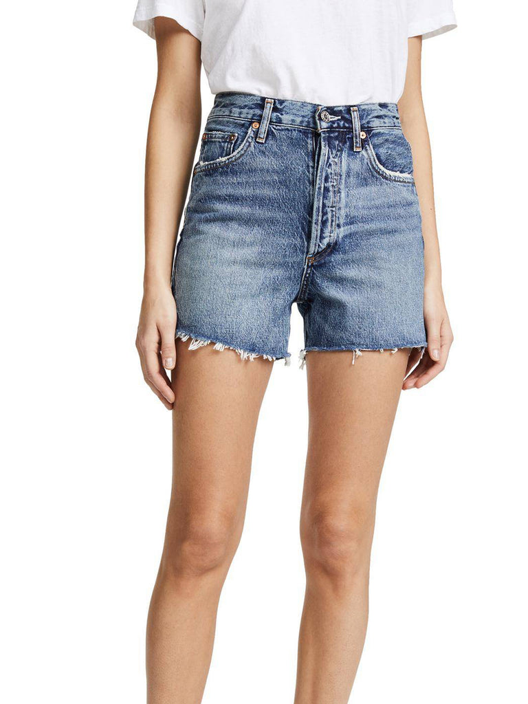 Dee High Rise Denim Shorts