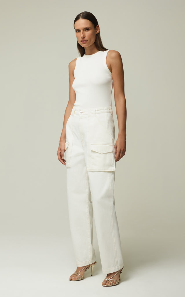 The Utility Cotton Straight-Leg Pants