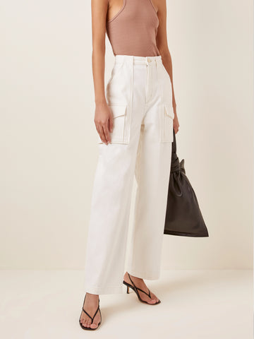 The Utility Cotton Straight-Leg Pants