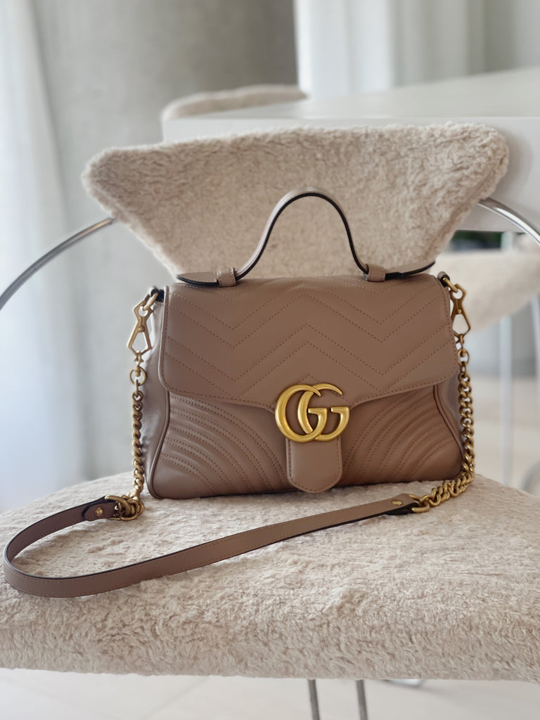 GG Marmont Top Handle Bag