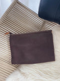 Cotton Canvas Zip Pouch