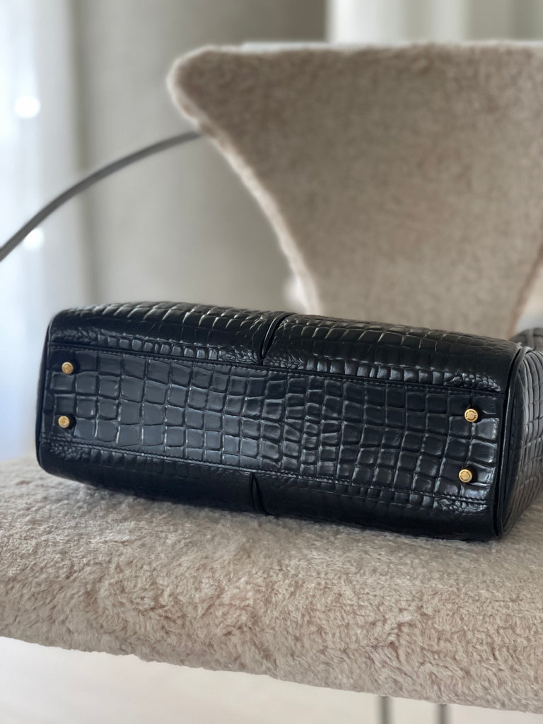 Croc Leather Claude Tote
