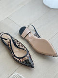 Pointed Slingback Flats