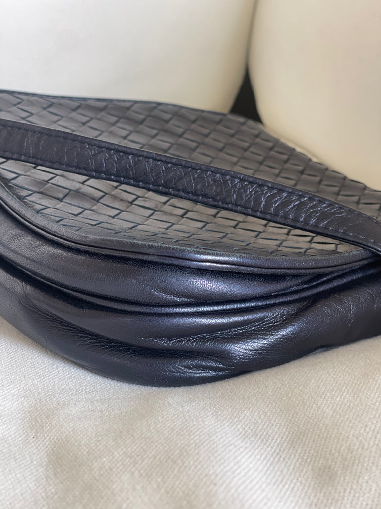 Vintage Intrecciato Cross Body Bag