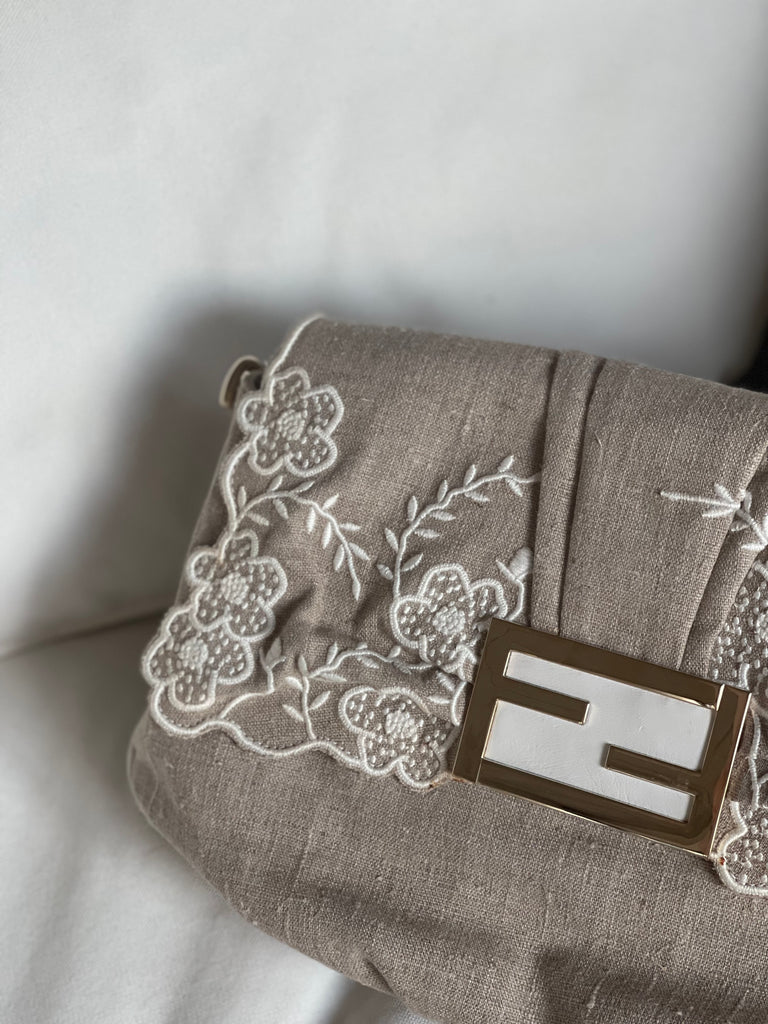 Vintage Embroidered Shoulder Bag