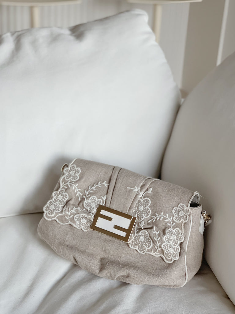 Vintage Embroidered Shoulder Bag