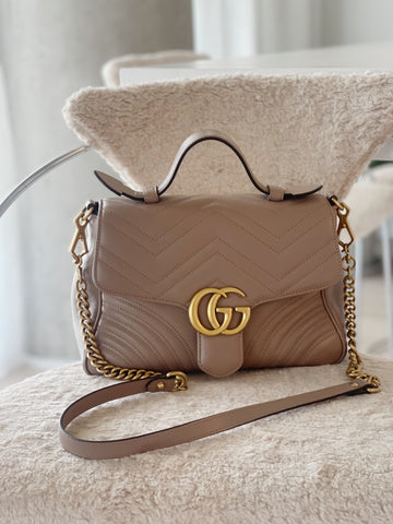 GG Marmont Top Handle Bag