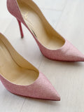 Pointed Glitter Pumps