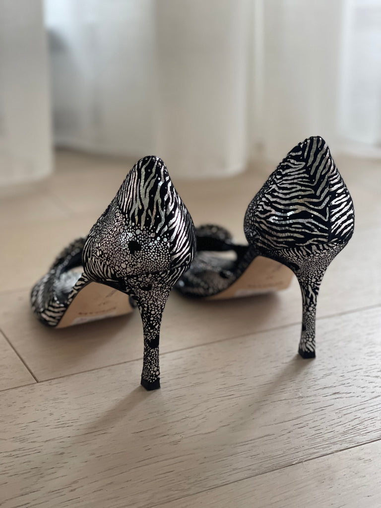 Embellished D'Orsay Pumps