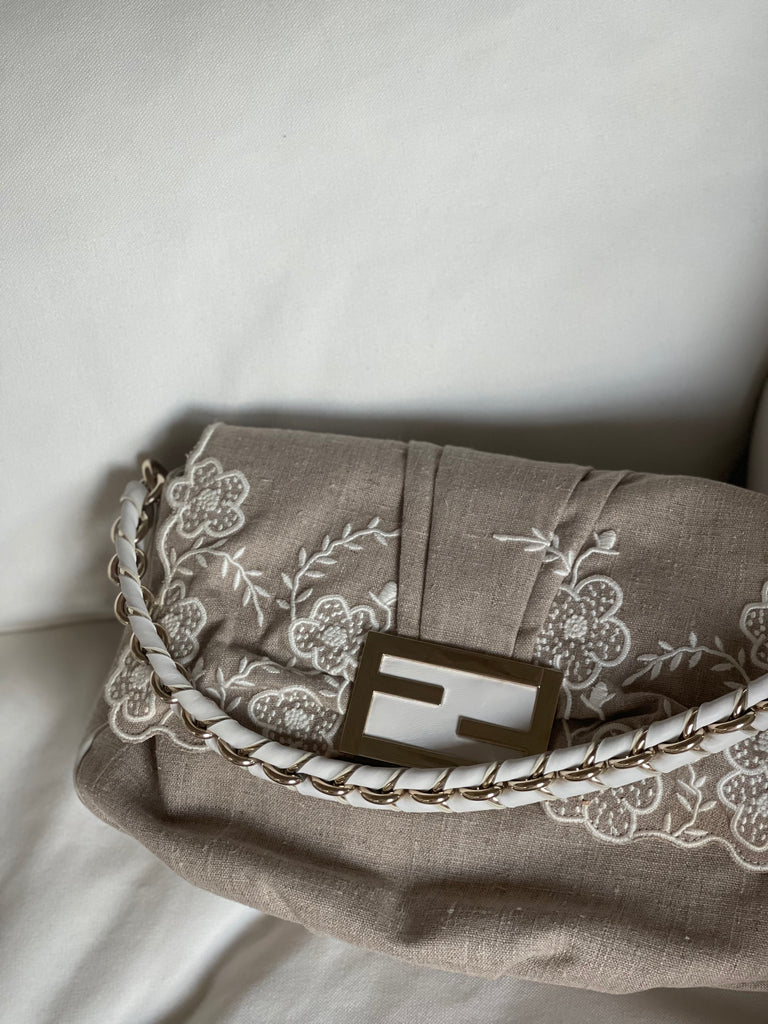 Vintage Embroidered Shoulder Bag