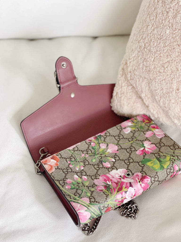 Dionysus GG Blooms Chain Wallet