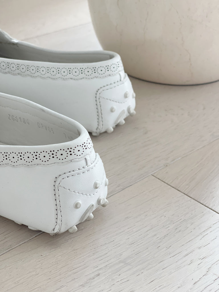 Perforated Leather Loafers