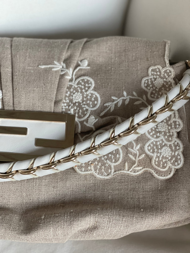 Vintage Embroidered Shoulder Bag