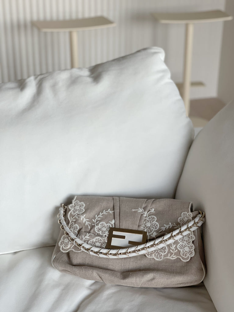 Vintage Embroidered Shoulder Bag