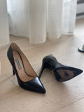 Saffiano Pointed Pumps