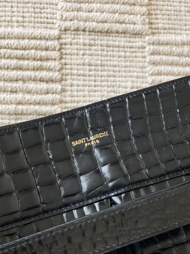 Croc Leather Claude Tote