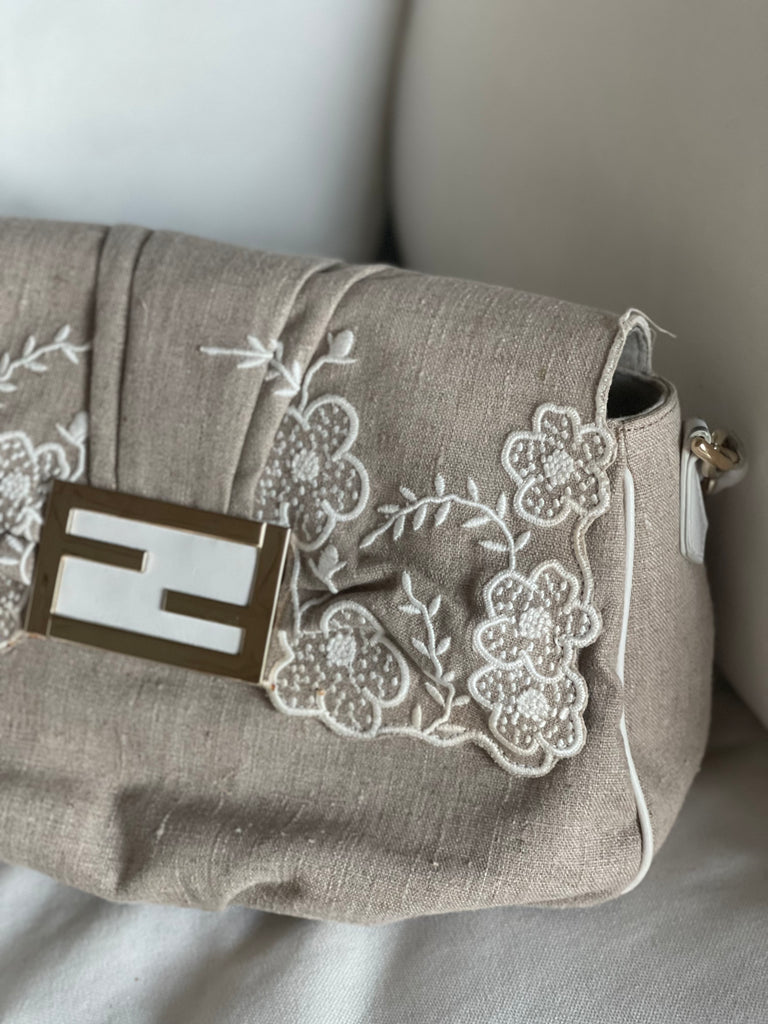 Vintage Embroidered Shoulder Bag