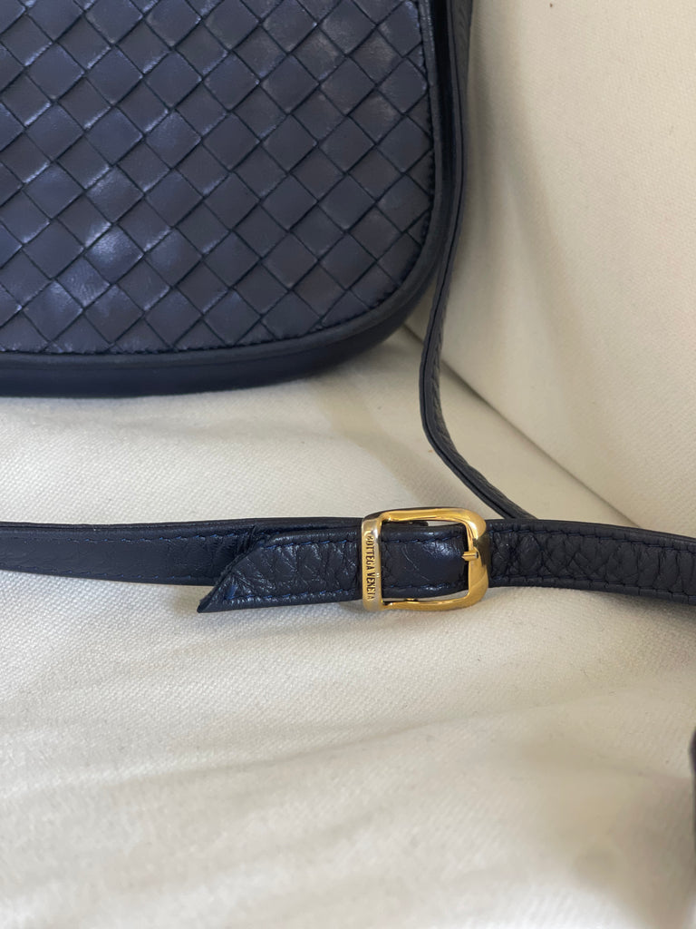 Vintage Intrecciato Cross Body Bag