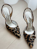 Leopard Ponyhair Pumps
