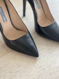 Saffiano Pointed Pumps