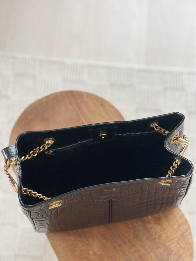 Croc Leather Claude Tote