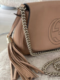 Soho Flap Leather Cross Body Bag