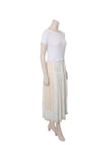 Pleated Maxi Skirt