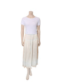 Pleated Maxi Skirt