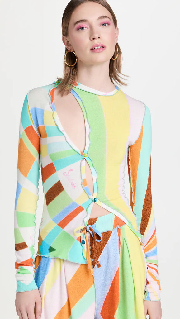 Siedres Maddie Asymmetric Knit Top