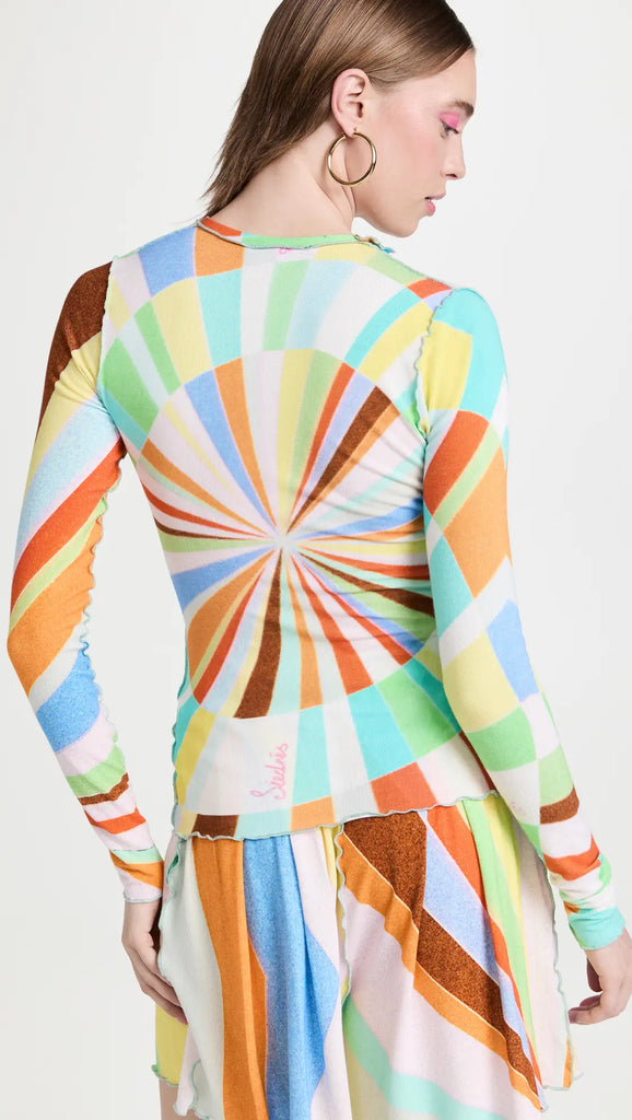 Siedres Maddie Asymmetric Knit Top