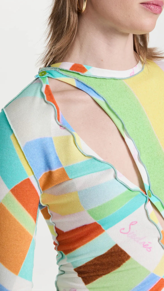 Siedres Maddie Asymmetric Knit Top