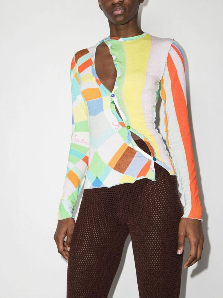 Siedres Maddie Asymmetric Knit Top