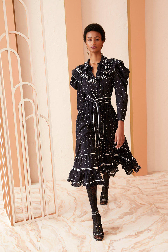 Bunny Embroidered Midi Dress