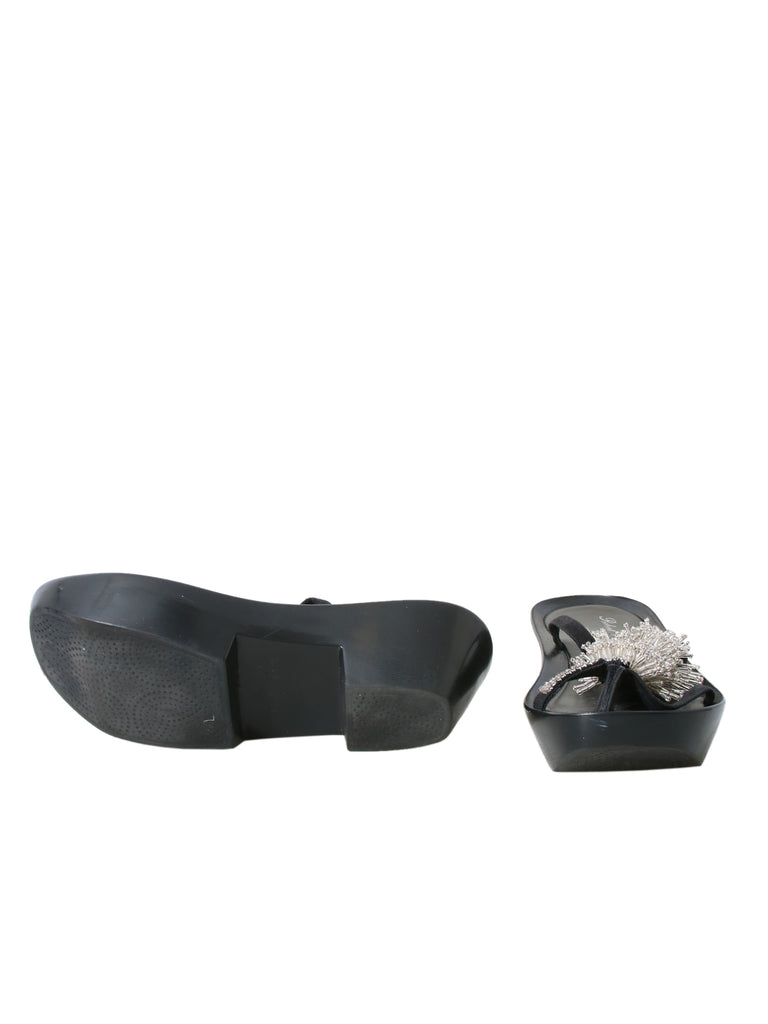 Robert Clergerie Beaded Platform Sandals