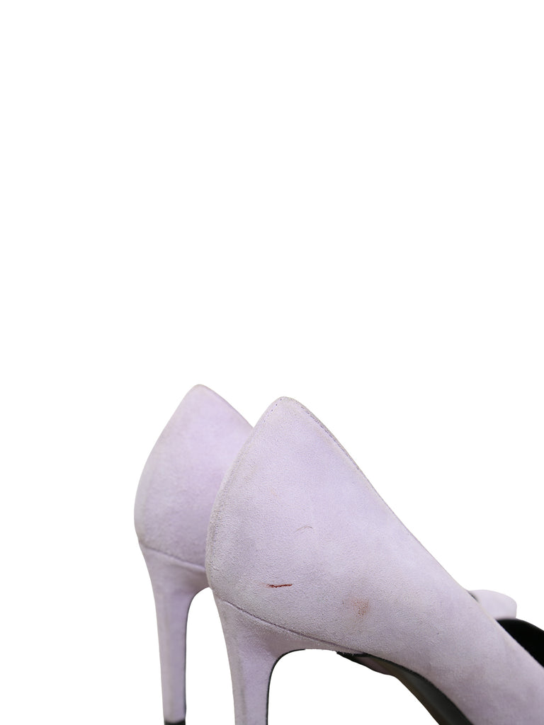 Saint Laurent Suede Pointed Pumps