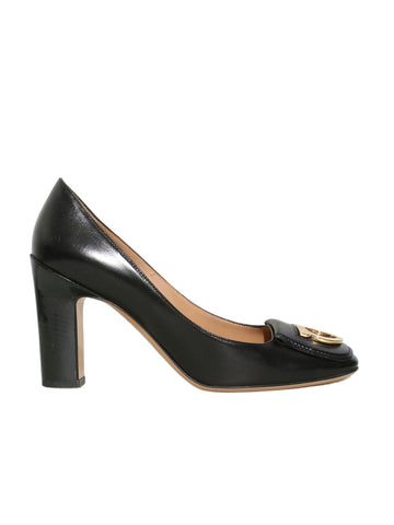 Salvatore Ferragamo Rebi Leather Pumps