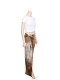 Helmut Lang Printed Maxi Skirt