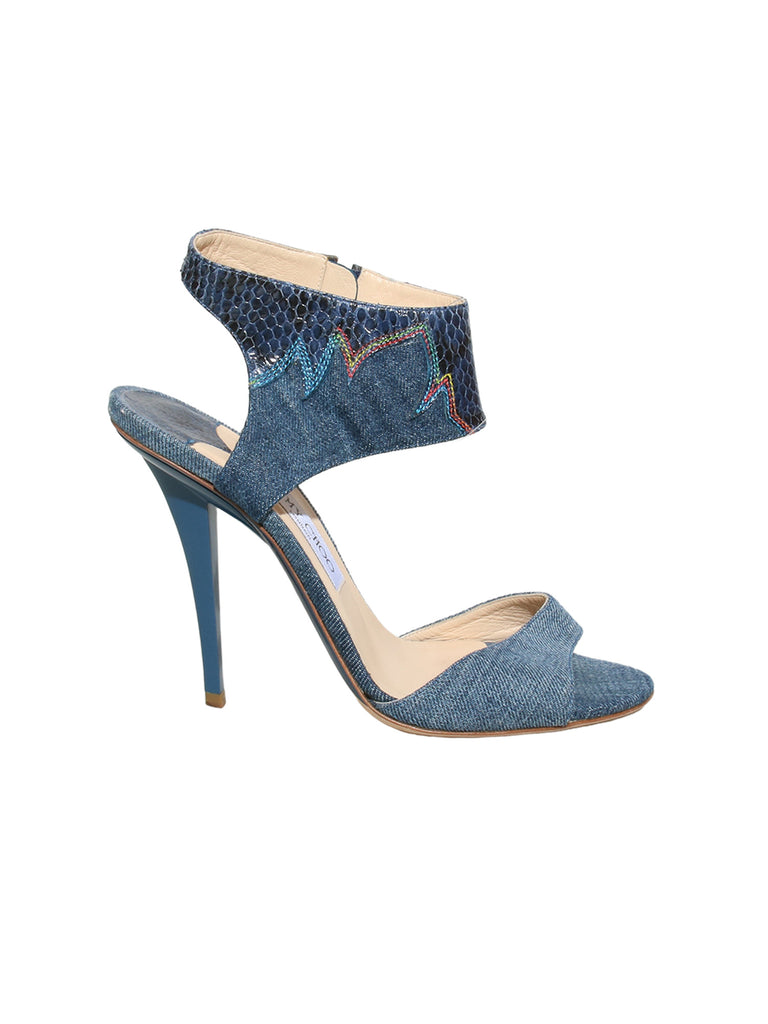 Jimmy Choo Denim Sandals